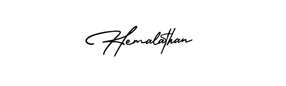 Best and Professional Signature Style for Hemalathan. AmerikaSignatureDemo-Regular Best Signature Style Collection. Hemalathan signature style 3 images and pictures png