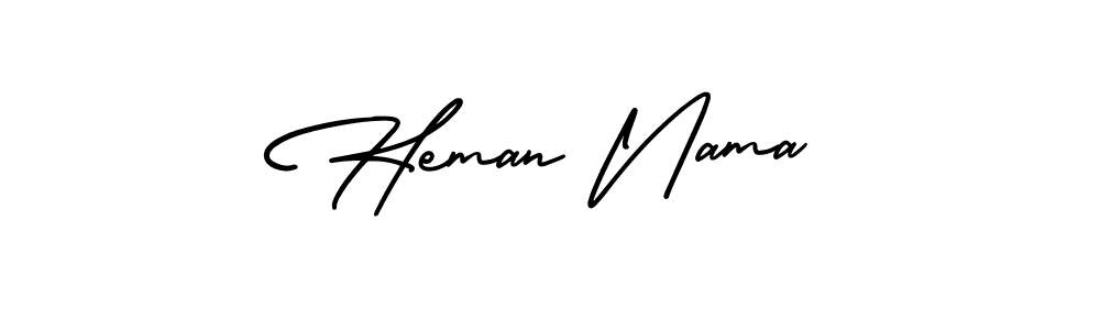 You can use this online signature creator to create a handwritten signature for the name Heman Nama. This is the best online autograph maker. Heman Nama signature style 3 images and pictures png