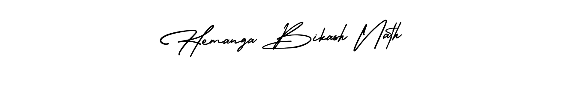 How to Draw Hemanga Bikash Nath signature style? AmerikaSignatureDemo-Regular is a latest design signature styles for name Hemanga Bikash Nath. Hemanga Bikash Nath signature style 3 images and pictures png