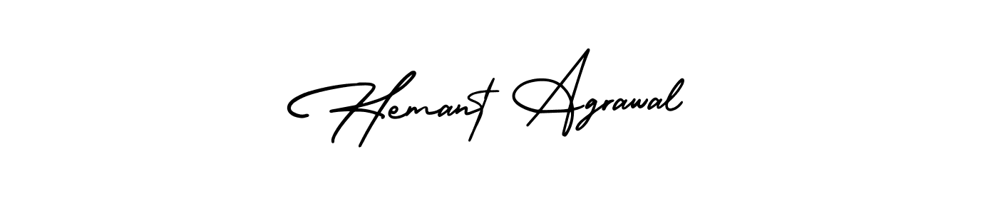 Create a beautiful signature design for name Hemant Agrawal. With this signature (AmerikaSignatureDemo-Regular) fonts, you can make a handwritten signature for free. Hemant Agrawal signature style 3 images and pictures png