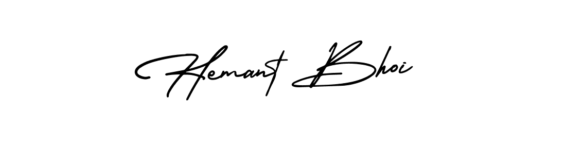 Also You can easily find your signature by using the search form. We will create Hemant Bhoi name handwritten signature images for you free of cost using AmerikaSignatureDemo-Regular sign style. Hemant Bhoi signature style 3 images and pictures png