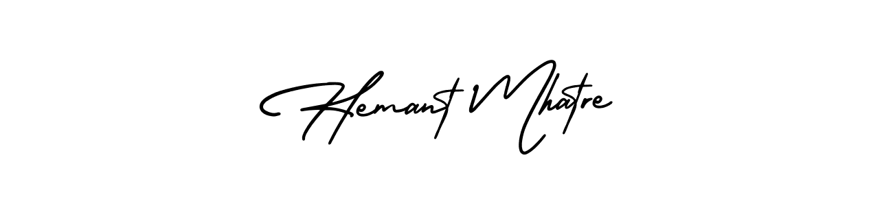 Design your own signature with our free online signature maker. With this signature software, you can create a handwritten (AmerikaSignatureDemo-Regular) signature for name Hemant Mhatre. Hemant Mhatre signature style 3 images and pictures png