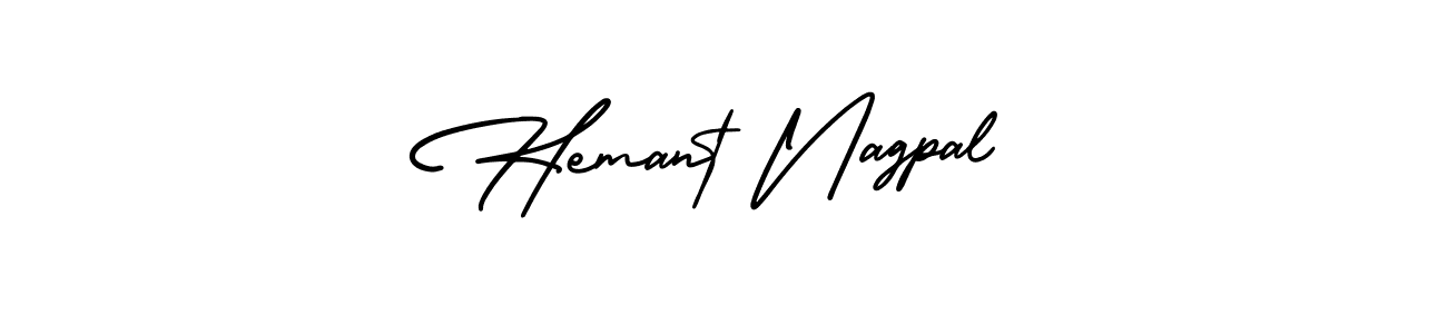 Use a signature maker to create a handwritten signature online. With this signature software, you can design (AmerikaSignatureDemo-Regular) your own signature for name Hemant Nagpal. Hemant Nagpal signature style 3 images and pictures png