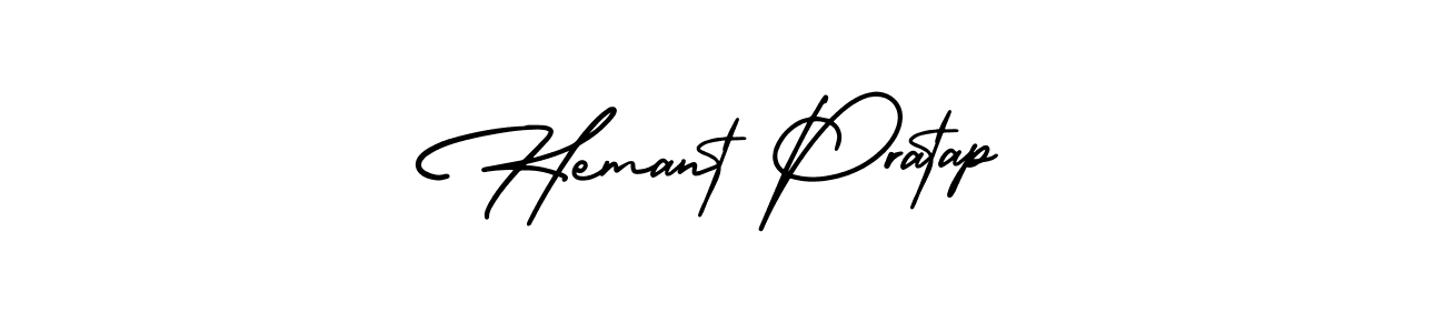 Create a beautiful signature design for name Hemant Pratap. With this signature (AmerikaSignatureDemo-Regular) fonts, you can make a handwritten signature for free. Hemant Pratap signature style 3 images and pictures png