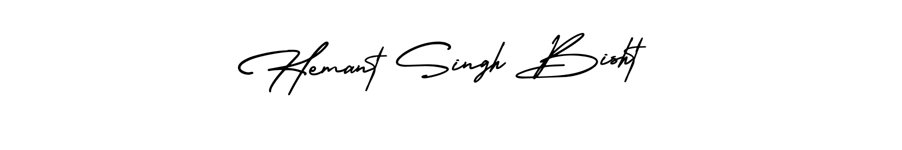 Create a beautiful signature design for name Hemant Singh Bisht. With this signature (AmerikaSignatureDemo-Regular) fonts, you can make a handwritten signature for free. Hemant Singh Bisht signature style 3 images and pictures png