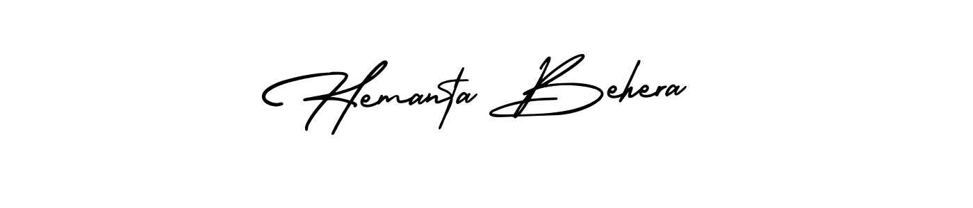 Hemanta Behera stylish signature style. Best Handwritten Sign (AmerikaSignatureDemo-Regular) for my name. Handwritten Signature Collection Ideas for my name Hemanta Behera. Hemanta Behera signature style 3 images and pictures png