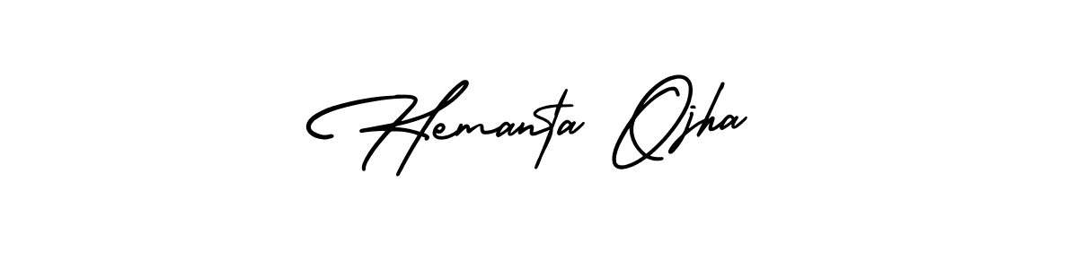 Create a beautiful signature design for name Hemanta Ojha. With this signature (AmerikaSignatureDemo-Regular) fonts, you can make a handwritten signature for free. Hemanta Ojha signature style 3 images and pictures png
