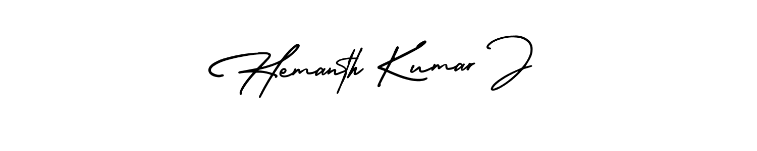if you are searching for the best signature style for your name Hemanth Kumar J. so please give up your signature search. here we have designed multiple signature styles  using AmerikaSignatureDemo-Regular. Hemanth Kumar J signature style 3 images and pictures png