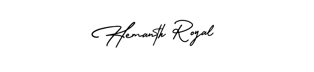 Also You can easily find your signature by using the search form. We will create Hemanth Royal name handwritten signature images for you free of cost using AmerikaSignatureDemo-Regular sign style. Hemanth Royal signature style 3 images and pictures png