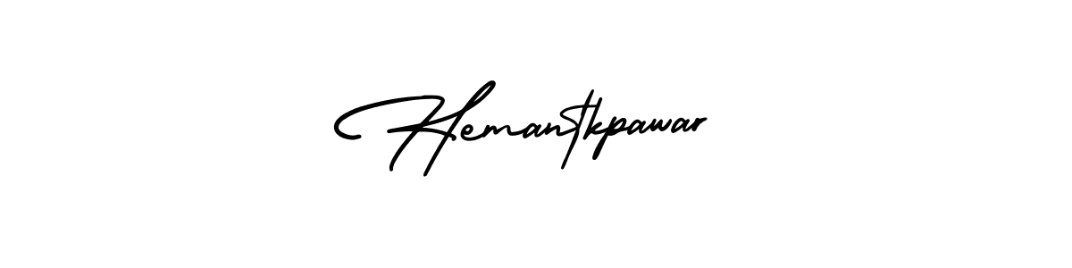 How to make Hemantkpawar signature? AmerikaSignatureDemo-Regular is a professional autograph style. Create handwritten signature for Hemantkpawar name. Hemantkpawar signature style 3 images and pictures png