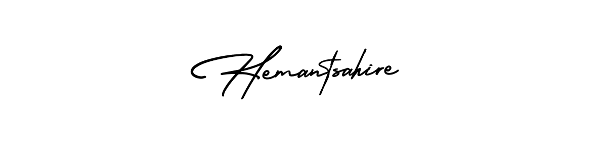 How to Draw Hemantsahire signature style? AmerikaSignatureDemo-Regular is a latest design signature styles for name Hemantsahire. Hemantsahire signature style 3 images and pictures png