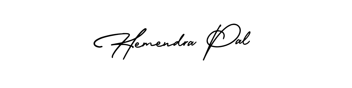 How to Draw Hemendra Pal signature style? AmerikaSignatureDemo-Regular is a latest design signature styles for name Hemendra Pal. Hemendra Pal signature style 3 images and pictures png