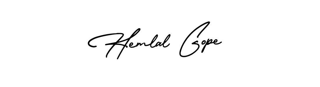 This is the best signature style for the Hemlal Gope name. Also you like these signature font (AmerikaSignatureDemo-Regular). Mix name signature. Hemlal Gope signature style 3 images and pictures png