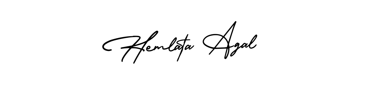 Once you've used our free online signature maker to create your best signature AmerikaSignatureDemo-Regular style, it's time to enjoy all of the benefits that Hemlata Agal name signing documents. Hemlata Agal signature style 3 images and pictures png