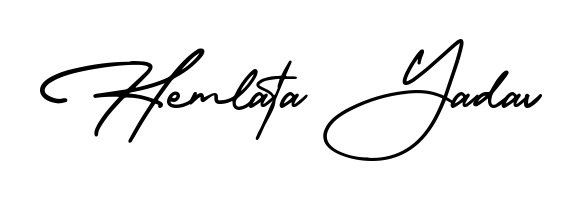 It looks like you need a new signature style for name Hemlata Yadav. Design unique handwritten (AmerikaSignatureDemo-Regular) signature with our free signature maker in just a few clicks. Hemlata Yadav signature style 3 images and pictures png