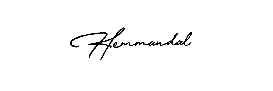 if you are searching for the best signature style for your name Hemmandal. so please give up your signature search. here we have designed multiple signature styles  using AmerikaSignatureDemo-Regular. Hemmandal signature style 3 images and pictures png