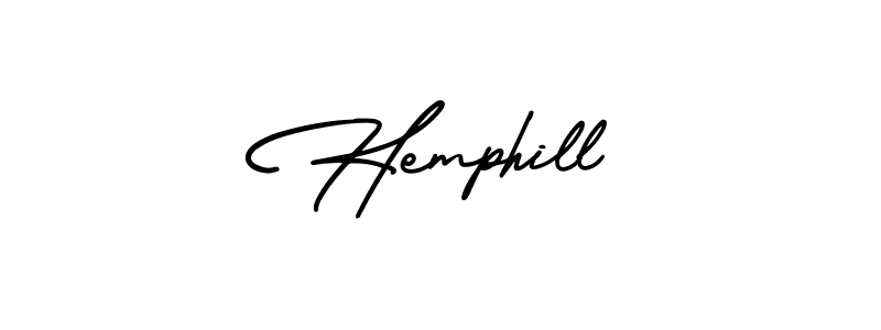 How to Draw Hemphill signature style? AmerikaSignatureDemo-Regular is a latest design signature styles for name Hemphill. Hemphill signature style 3 images and pictures png