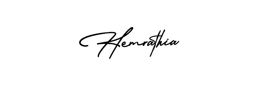 Also we have Hemrathia name is the best signature style. Create professional handwritten signature collection using AmerikaSignatureDemo-Regular autograph style. Hemrathia signature style 3 images and pictures png