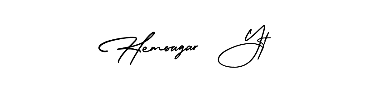 Check out images of Autograph of Hemsagar  Yt name. Actor Hemsagar  Yt Signature Style. AmerikaSignatureDemo-Regular is a professional sign style online. Hemsagar  Yt signature style 3 images and pictures png