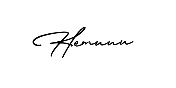 AmerikaSignatureDemo-Regular is a professional signature style that is perfect for those who want to add a touch of class to their signature. It is also a great choice for those who want to make their signature more unique. Get Hemuuu name to fancy signature for free. Hemuuu signature style 3 images and pictures png