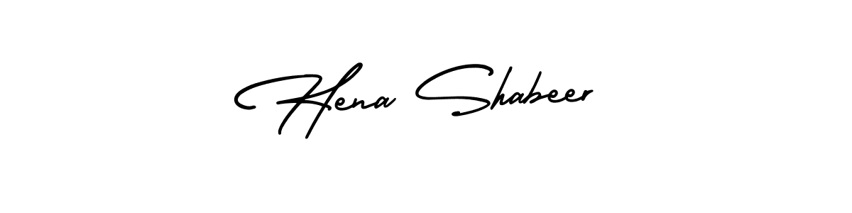 Make a short Hena Shabeer signature style. Manage your documents anywhere anytime using AmerikaSignatureDemo-Regular. Create and add eSignatures, submit forms, share and send files easily. Hena Shabeer signature style 3 images and pictures png