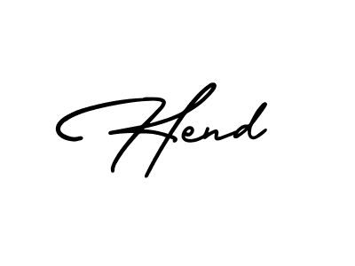 Make a beautiful signature design for name Hend. Use this online signature maker to create a handwritten signature for free. Hend signature style 3 images and pictures png