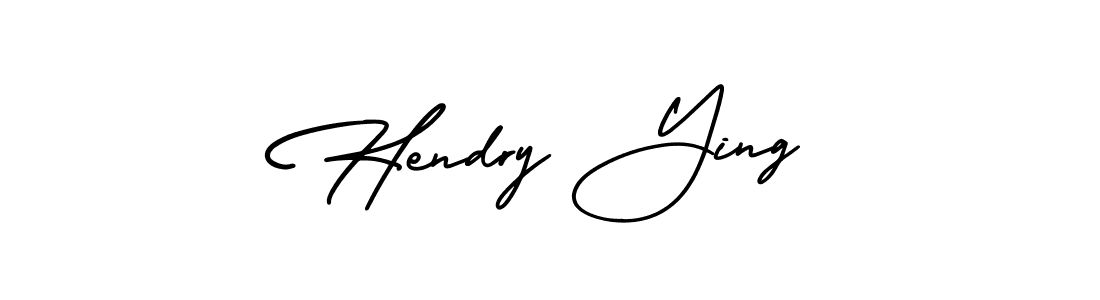 Make a beautiful signature design for name Hendry Ying. With this signature (AmerikaSignatureDemo-Regular) style, you can create a handwritten signature for free. Hendry Ying signature style 3 images and pictures png
