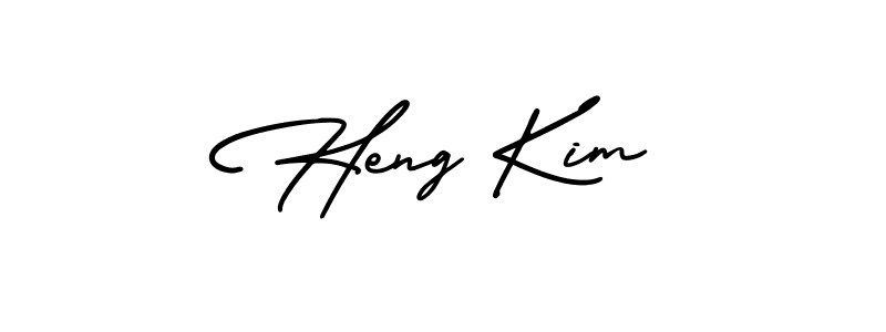 It looks lik you need a new signature style for name Heng Kim. Design unique handwritten (AmerikaSignatureDemo-Regular) signature with our free signature maker in just a few clicks. Heng Kim signature style 3 images and pictures png