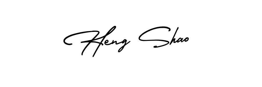 AmerikaSignatureDemo-Regular is a professional signature style that is perfect for those who want to add a touch of class to their signature. It is also a great choice for those who want to make their signature more unique. Get Heng Shao name to fancy signature for free. Heng Shao signature style 3 images and pictures png