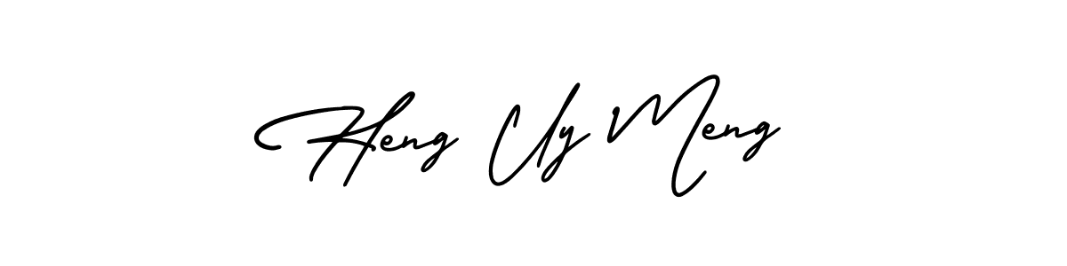 See photos of Heng Uy Meng official signature by Spectra . Check more albums & portfolios. Read reviews & check more about AmerikaSignatureDemo-Regular font. Heng Uy Meng signature style 3 images and pictures png