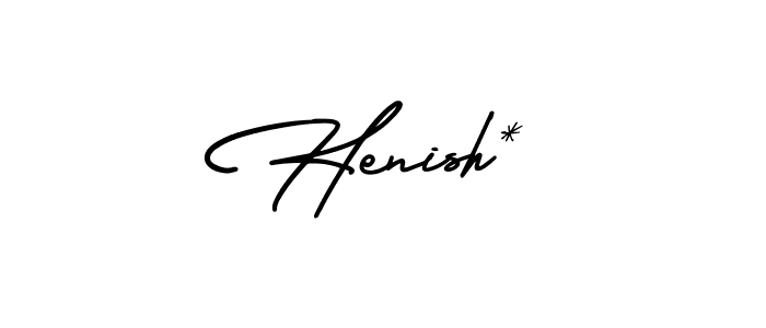 You can use this online signature creator to create a handwritten signature for the name Henish*. This is the best online autograph maker. Henish* signature style 3 images and pictures png