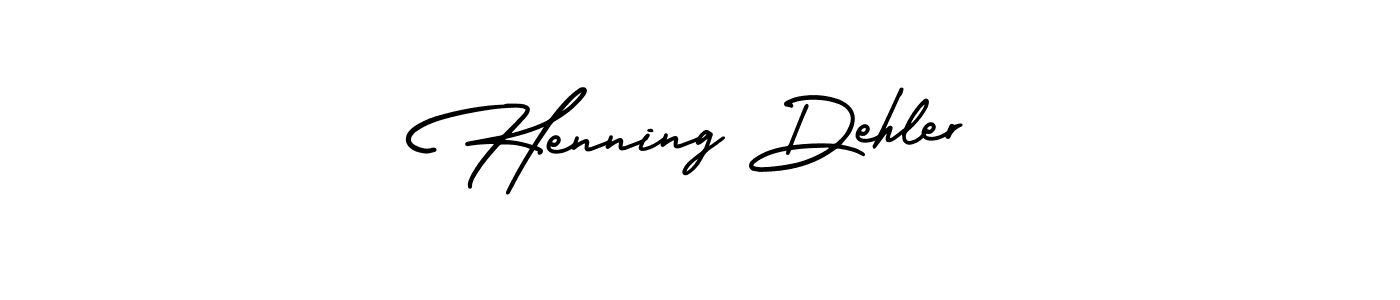 Create a beautiful signature design for name Henning Dehler. With this signature (AmerikaSignatureDemo-Regular) fonts, you can make a handwritten signature for free. Henning Dehler signature style 3 images and pictures png
