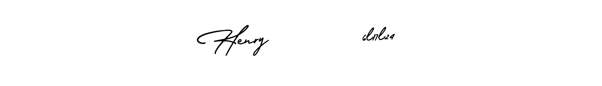 Also You can easily find your signature by using the search form. We will create Henry         6l17l24 name handwritten signature images for you free of cost using AmerikaSignatureDemo-Regular sign style. Henry         6l17l24 signature style 3 images and pictures png