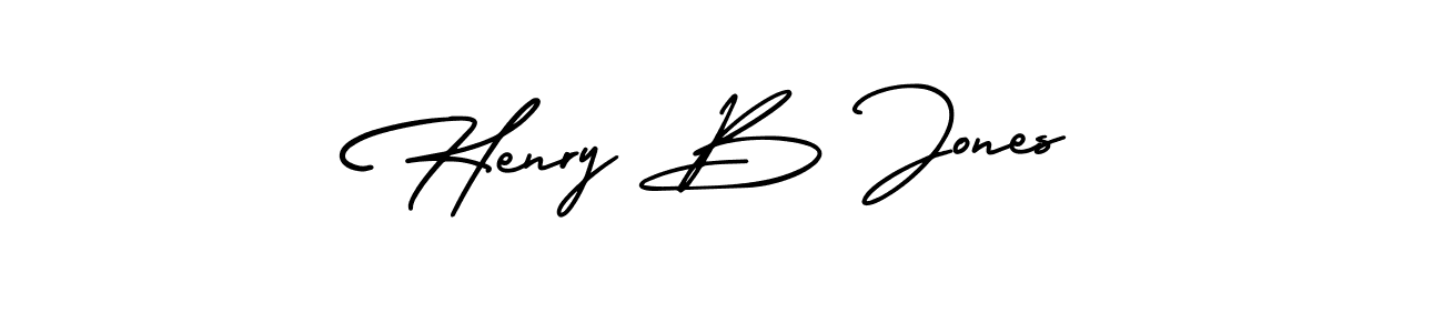 It looks lik you need a new signature style for name Henry B Jones. Design unique handwritten (AmerikaSignatureDemo-Regular) signature with our free signature maker in just a few clicks. Henry B Jones signature style 3 images and pictures png