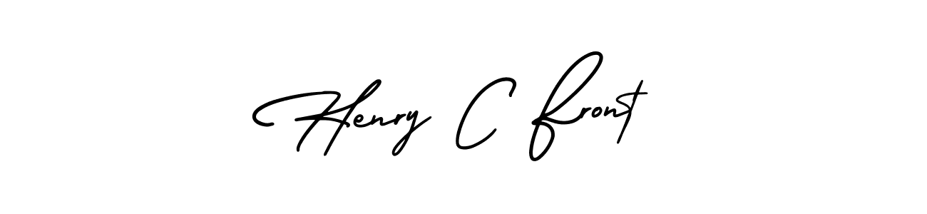 Use a signature maker to create a handwritten signature online. With this signature software, you can design (AmerikaSignatureDemo-Regular) your own signature for name Henry C Front. Henry C Front signature style 3 images and pictures png