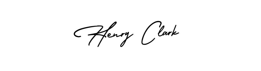 How to make Henry Clark name signature. Use AmerikaSignatureDemo-Regular style for creating short signs online. This is the latest handwritten sign. Henry Clark signature style 3 images and pictures png