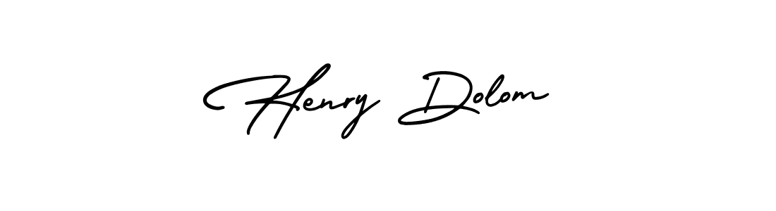 How to make Henry Dolom signature? AmerikaSignatureDemo-Regular is a professional autograph style. Create handwritten signature for Henry Dolom name. Henry Dolom signature style 3 images and pictures png