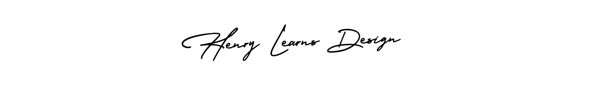 Use a signature maker to create a handwritten signature online. With this signature software, you can design (AmerikaSignatureDemo-Regular) your own signature for name Henry Learns Design. Henry Learns Design signature style 3 images and pictures png