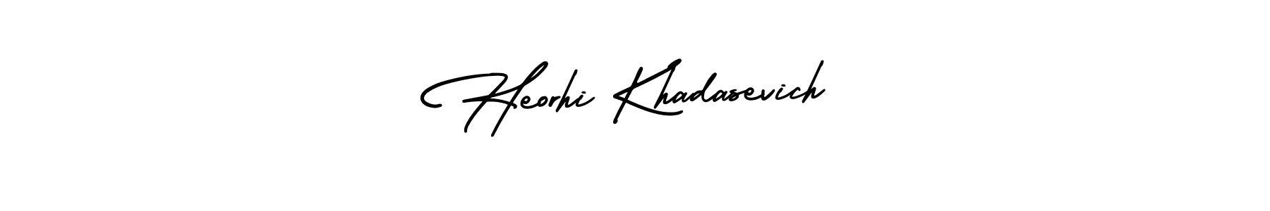 How to Draw Heorhi Khadasevich signature style? AmerikaSignatureDemo-Regular is a latest design signature styles for name Heorhi Khadasevich. Heorhi Khadasevich signature style 3 images and pictures png