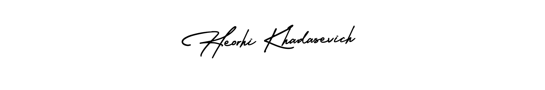 if you are searching for the best signature style for your name Heorhi Khadasevich. so please give up your signature search. here we have designed multiple signature styles  using AmerikaSignatureDemo-Regular. Heorhi Khadasevich signature style 3 images and pictures png