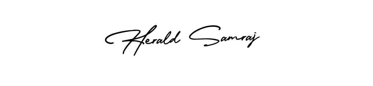 Also we have Herald Samraj name is the best signature style. Create professional handwritten signature collection using AmerikaSignatureDemo-Regular autograph style. Herald Samraj signature style 3 images and pictures png