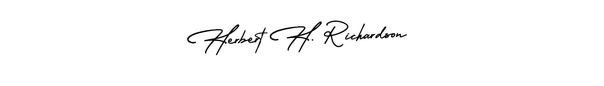 How to make Herbert H. Richardson signature? AmerikaSignatureDemo-Regular is a professional autograph style. Create handwritten signature for Herbert H. Richardson name. Herbert H. Richardson signature style 3 images and pictures png