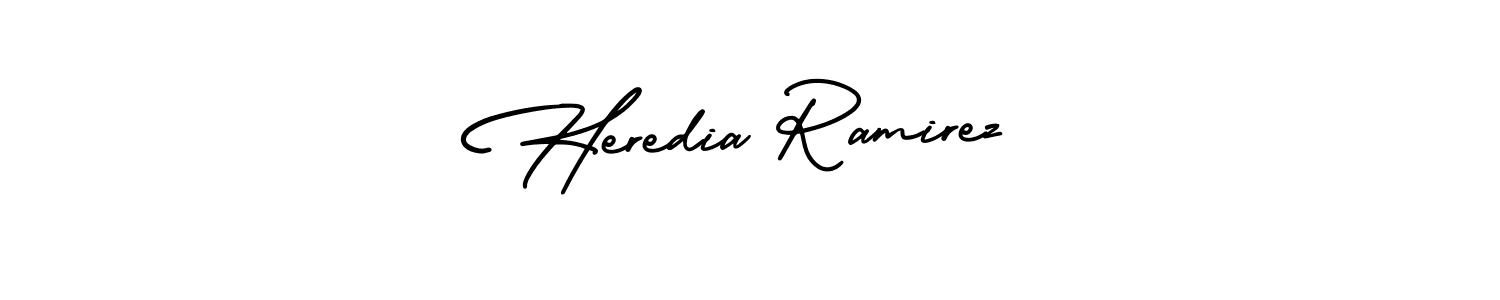 Make a beautiful signature design for name Heredia Ramirez. Use this online signature maker to create a handwritten signature for free. Heredia Ramirez signature style 3 images and pictures png