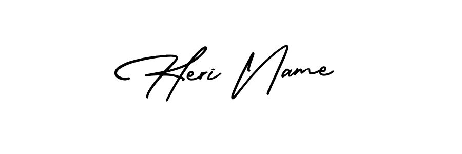 Also You can easily find your signature by using the search form. We will create Heri Name name handwritten signature images for you free of cost using AmerikaSignatureDemo-Regular sign style. Heri Name signature style 3 images and pictures png