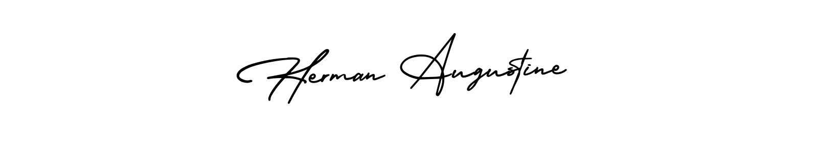 Make a beautiful signature design for name Herman Augustine. Use this online signature maker to create a handwritten signature for free. Herman Augustine signature style 3 images and pictures png