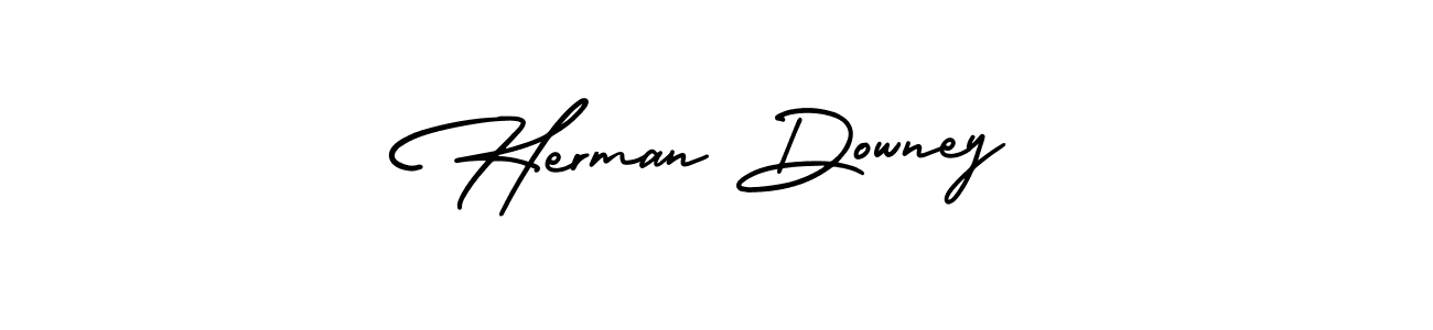 Similarly AmerikaSignatureDemo-Regular is the best handwritten signature design. Signature creator online .You can use it as an online autograph creator for name Herman Downey. Herman Downey signature style 3 images and pictures png