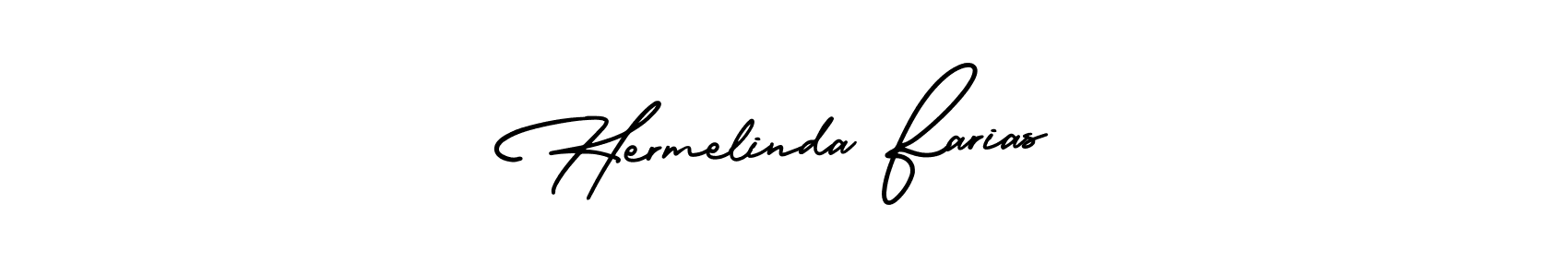 It looks lik you need a new signature style for name Hermelinda Farias. Design unique handwritten (AmerikaSignatureDemo-Regular) signature with our free signature maker in just a few clicks. Hermelinda Farias signature style 3 images and pictures png