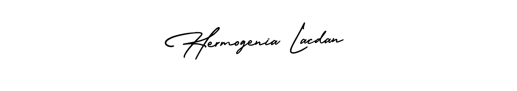 Also You can easily find your signature by using the search form. We will create Hermogenia Lacdan name handwritten signature images for you free of cost using AmerikaSignatureDemo-Regular sign style. Hermogenia Lacdan signature style 3 images and pictures png