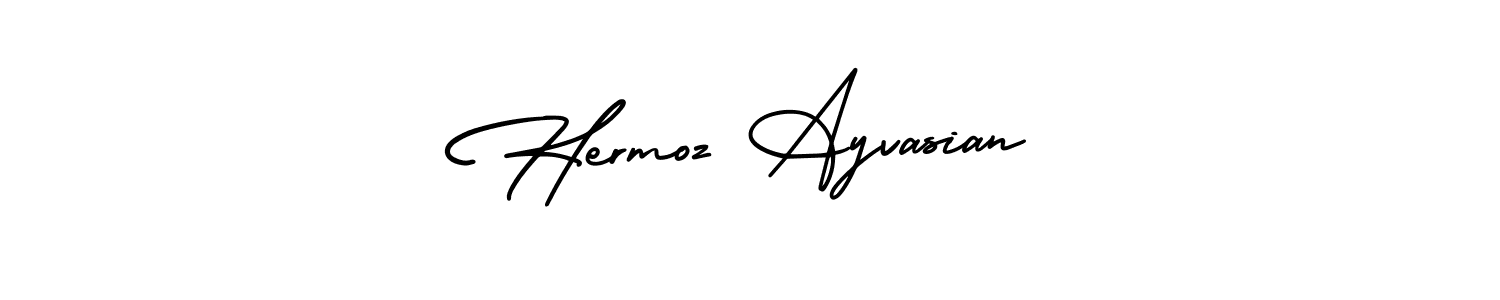 You can use this online signature creator to create a handwritten signature for the name Hermoz Ayvasian. This is the best online autograph maker. Hermoz Ayvasian signature style 3 images and pictures png