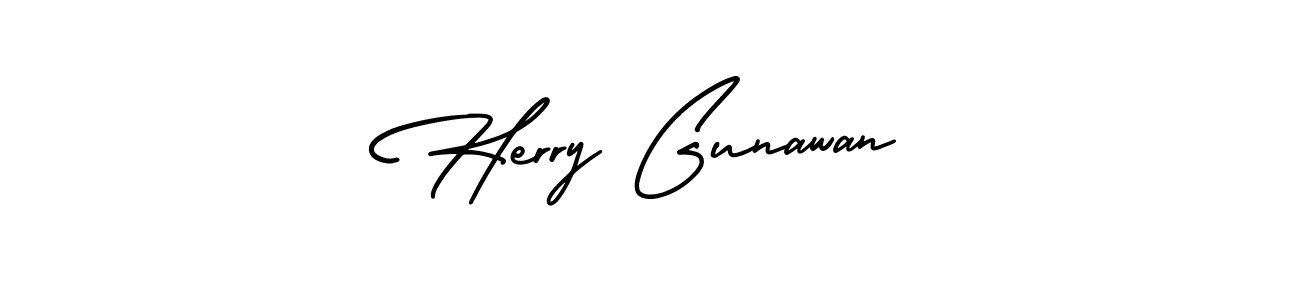 This is the best signature style for the Herry Gunawan name. Also you like these signature font (AmerikaSignatureDemo-Regular). Mix name signature. Herry Gunawan signature style 3 images and pictures png